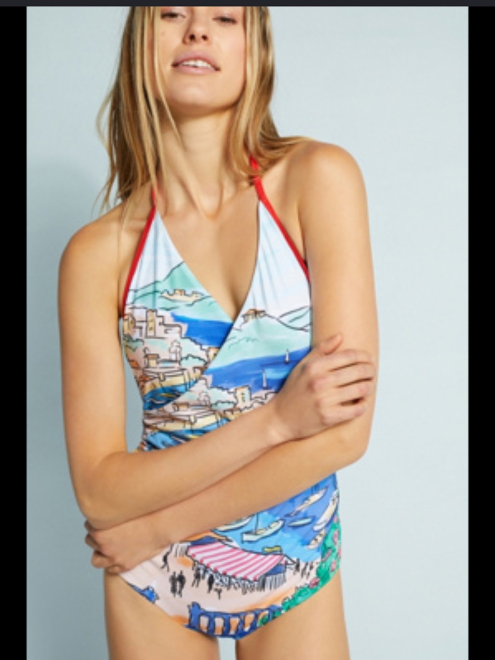 Anthropologie Estivo  Greetings From one piece Swimsuit